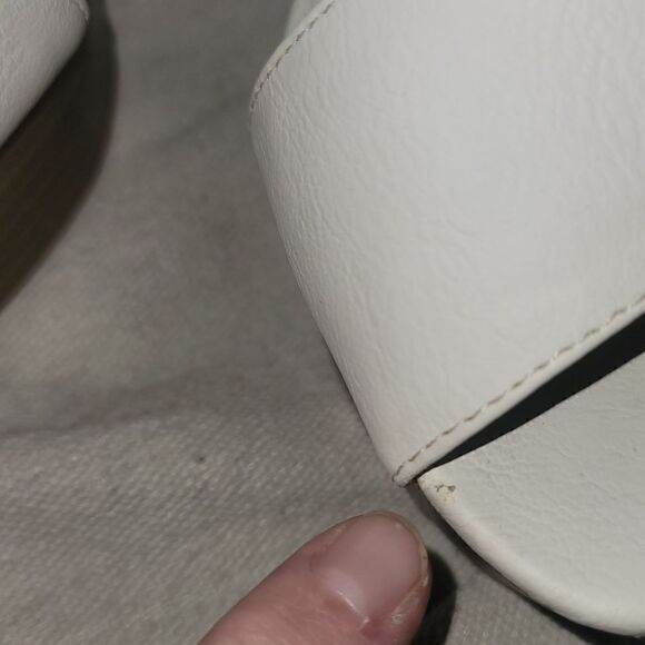 Beautiful Like New Charlotte Russe White Sandal 5" Heels! - Picture 12 of 12